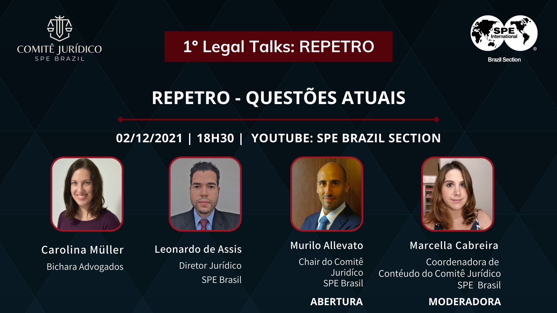 SPE Brazil Legal Talks – “REPETRO – QUESTÕES ATUAIS”