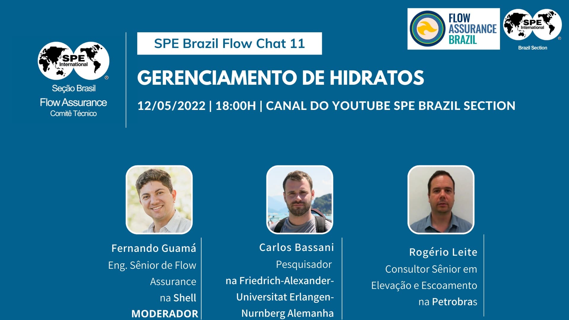 SPE Brasil Flow Chat 11: “Gerenciamento de Hidratos”  