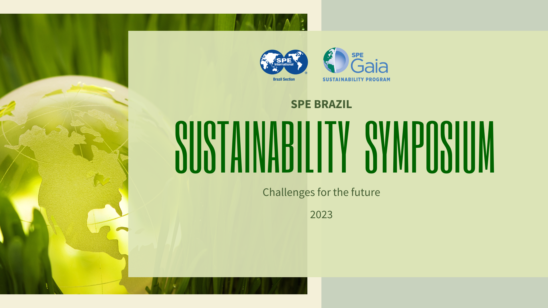 SPE Brazil Sustainability  Symposium – Challenges for the future