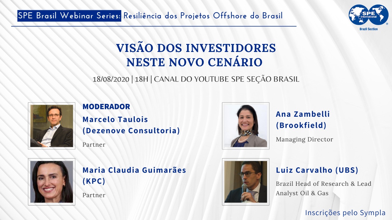 #03 SPE Brasil Webinar Series: “Visão dos investidores neste novo cenário”