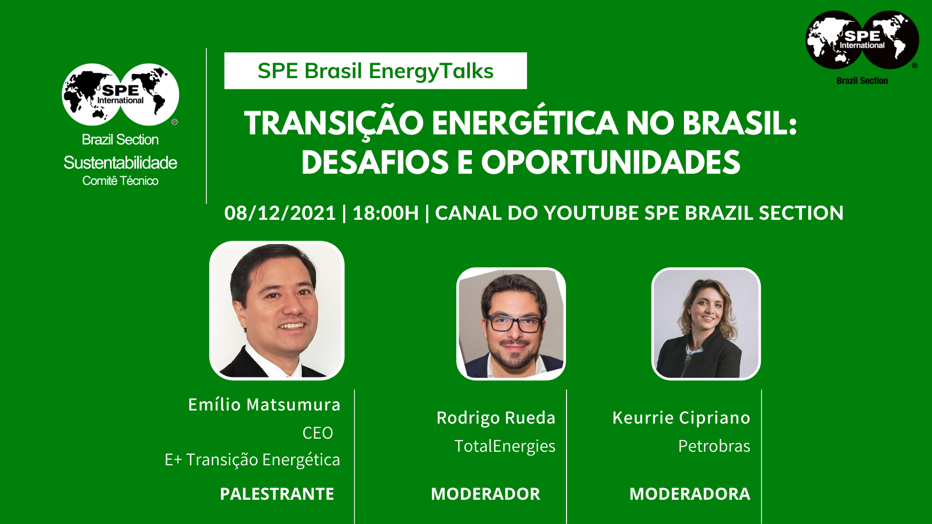 SPEnergy Talks: “Transição Energética no Brasil: Desafios e Oportunidades”