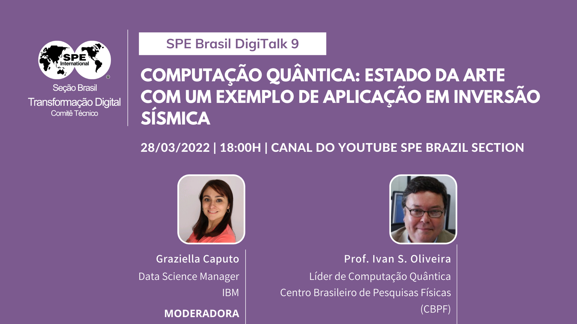 SPE Brasil DigiTalk 9: 28/03 – 18H00